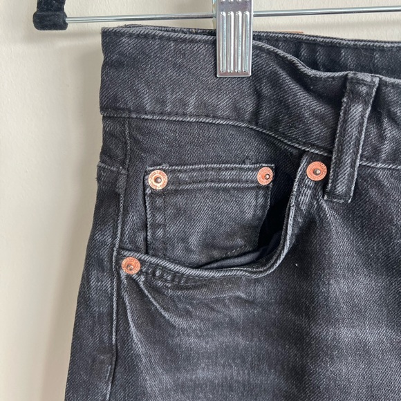 NWT Black Zara Split Slim Jeans - Size US 6 - Picture 4 of 5